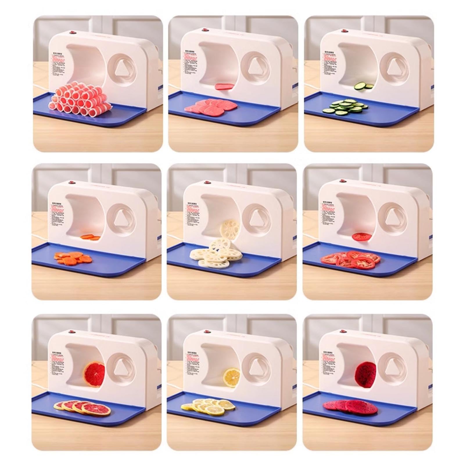 Machine De Tranchage Électrique Pour La Charcuterie, Le Pain Et Le Fromage Slicers De Viande Avec Coupe-acier Amovible 190 Mm Épaisseur Réglable De 0~15 Mm Convient À La Maison Et À L'usage Commercial