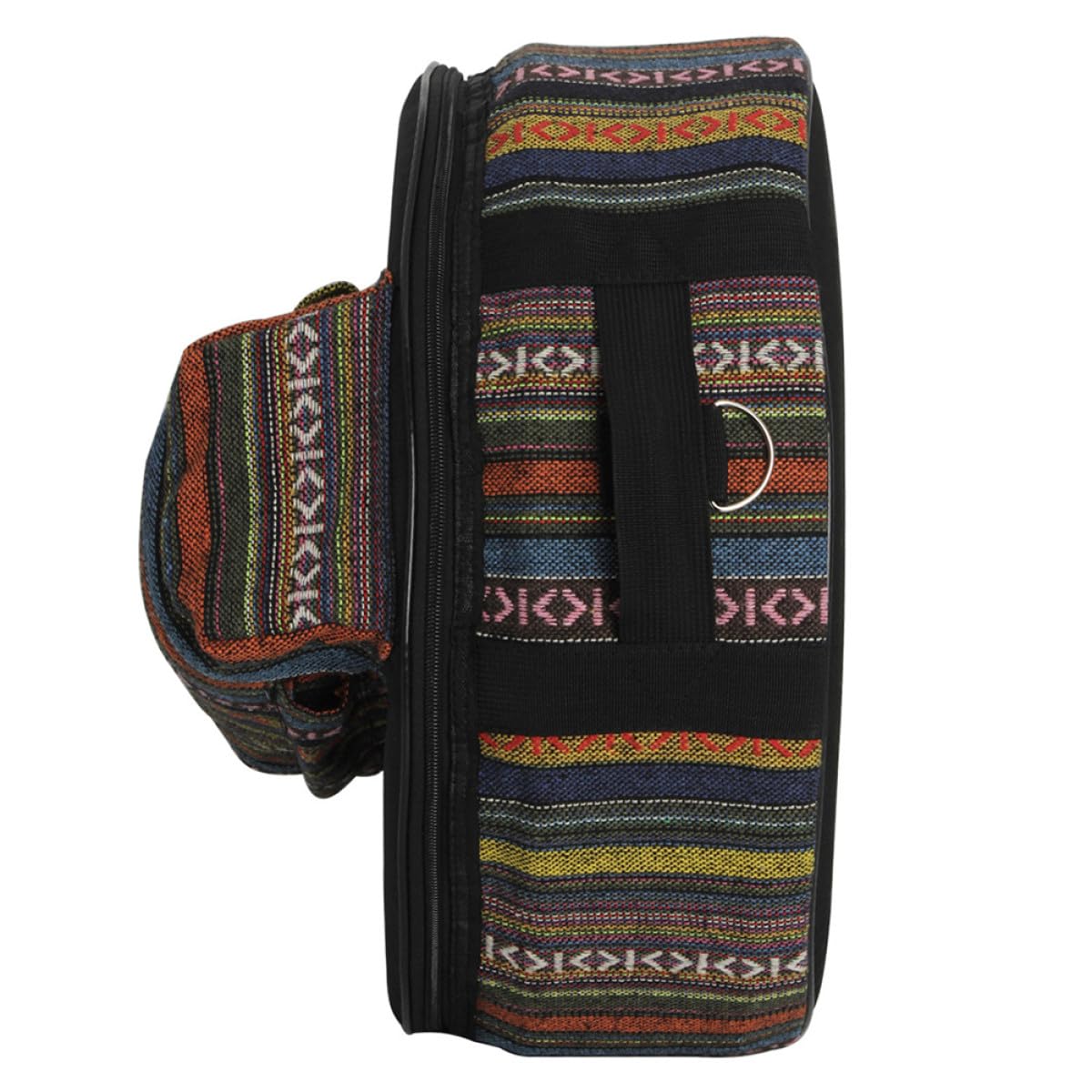 Hemobllo Instrumententasche und Snare Drum Halter mit Großem Fassungsvermögen aus Oxford Gewebe Leichter Trommelrucksack für Musiker Unterwegs