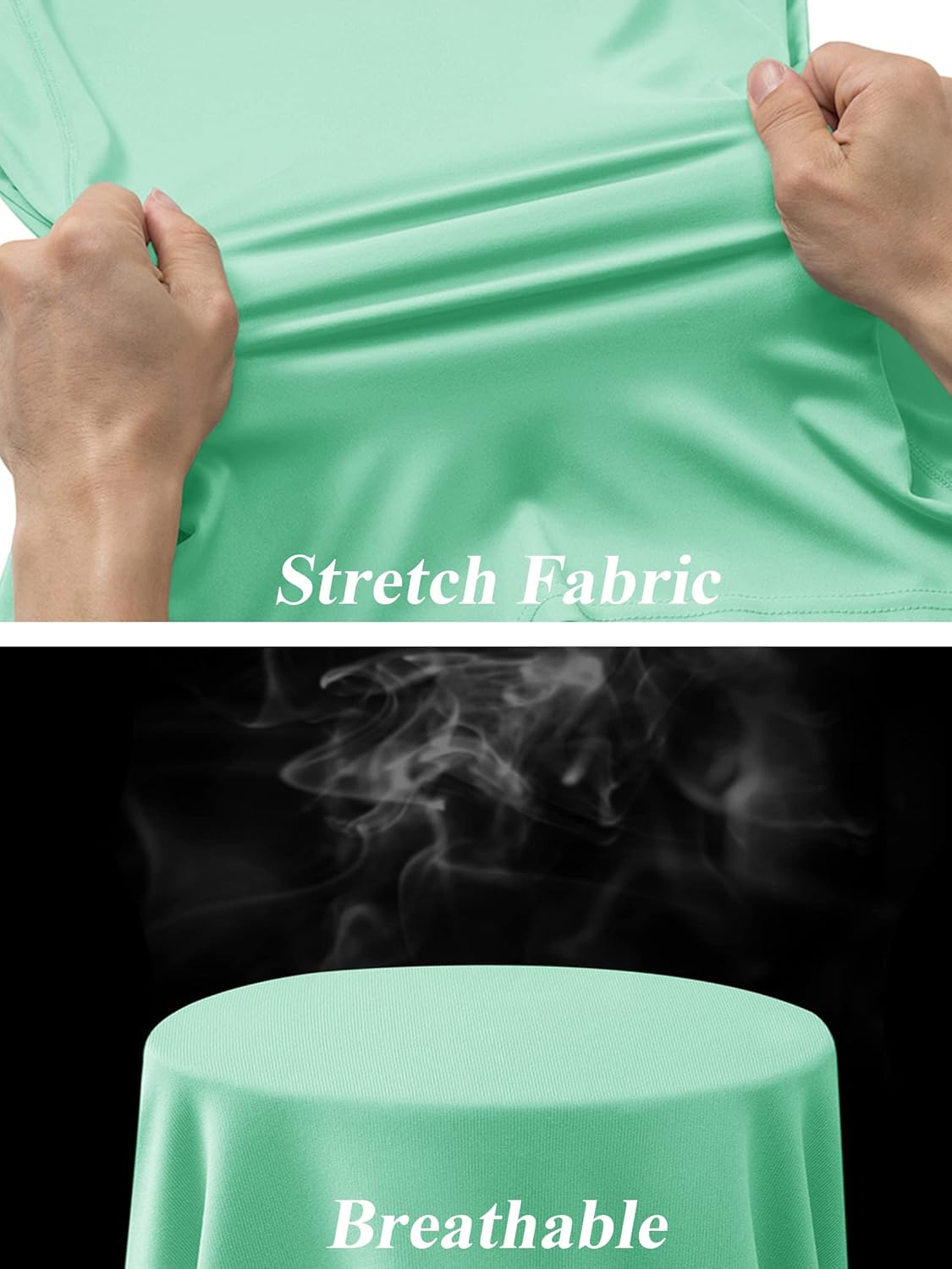 TACVASEN Women's Quarter Zip Pullover Golf Shirts UPF 50+ Long Sleeve Sun Shirts UV Protection Workout Tops - Image 7