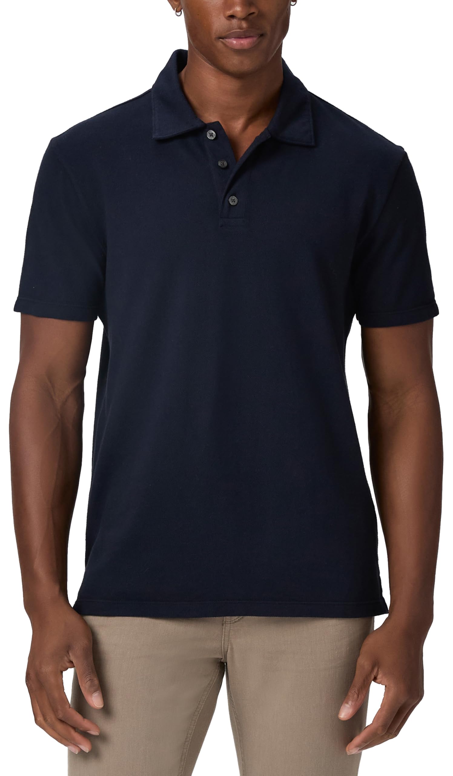 Paige Men's Deep Anchor Demille Cotton Pique Polo, Large