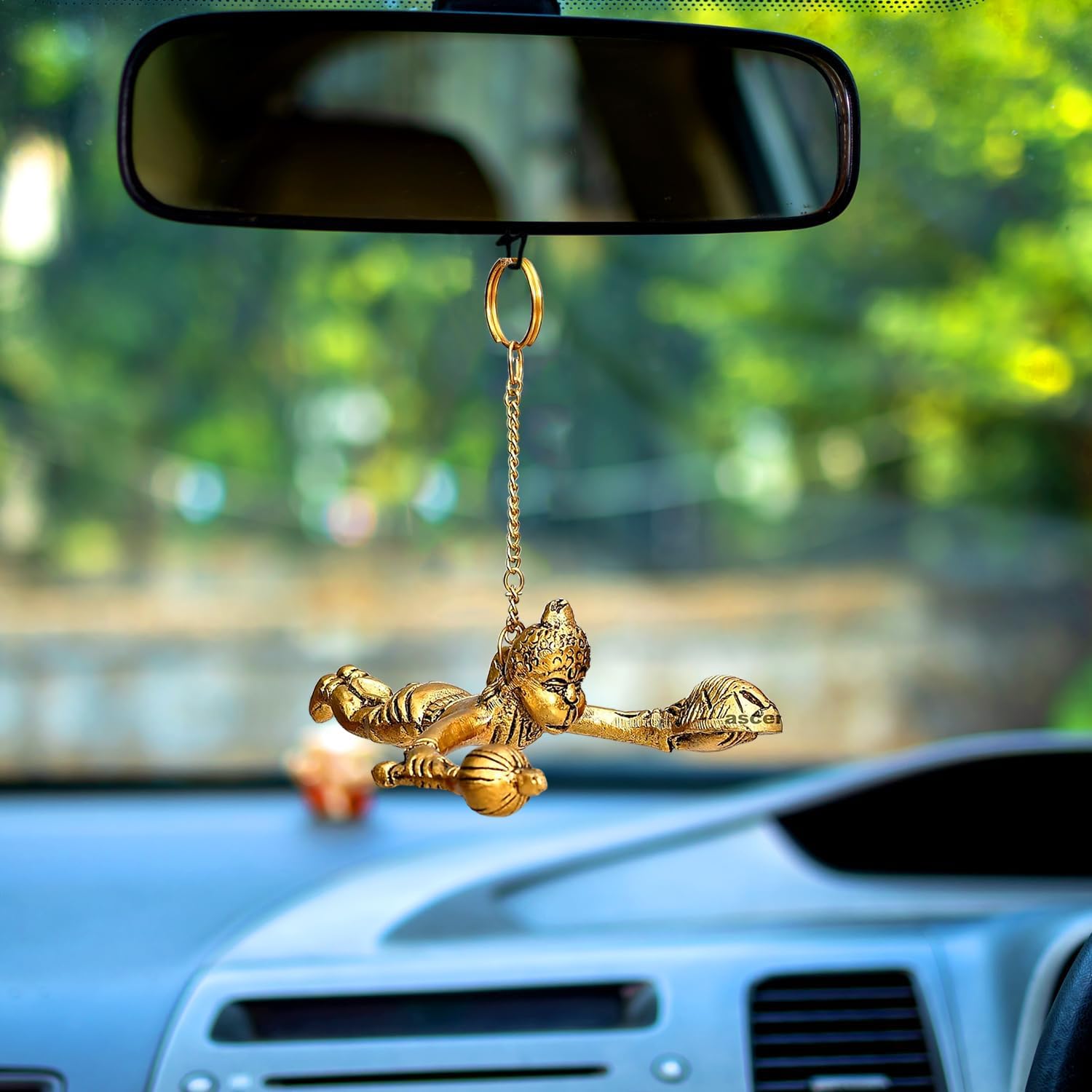 - ascension Metal Flying Hanging Idol for Door/Wall and Window and Car Dashboard Decorative Showpiece - 11 cm