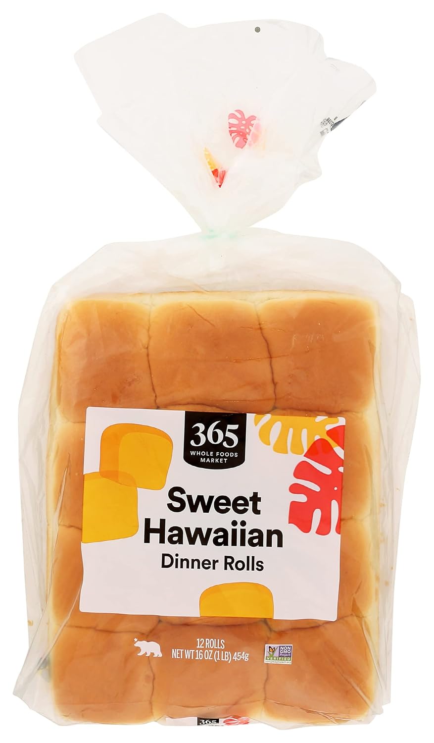 365 by Whole Foods Market, Rolls Dinner Hawaiin Sweet California 12 Count, 16 Ounce