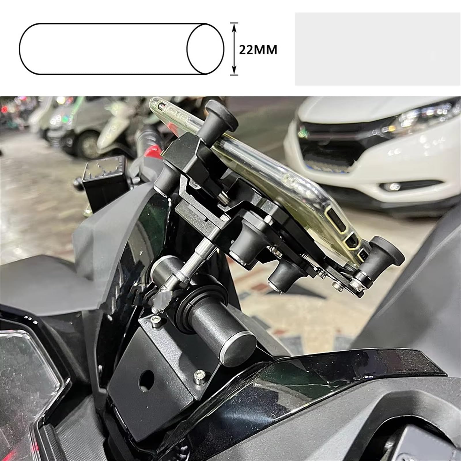 Navegación GPS Motocicleta Soporte para Forza350 para Nss350 2021-