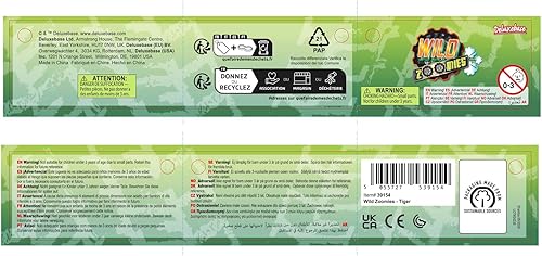 Miniatura 3 de Tigre de Deluxebase. Juguetes de camión monstruo accionados por fricción con jinetes de animales geniales, grandes juguetes de coche y juguetes de