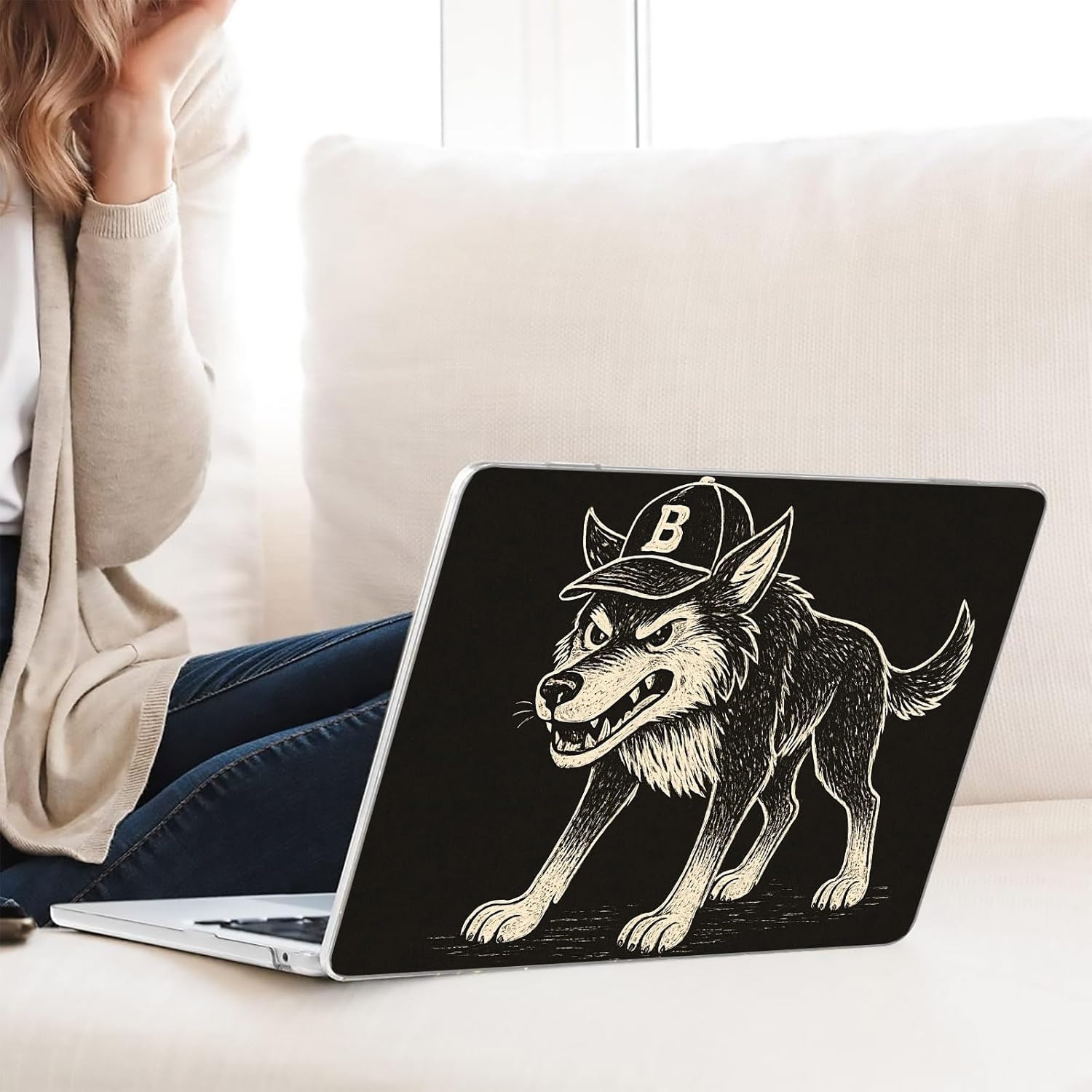 Compatible with MacBook Neo 13-inch, Hard Shell Case with Keyboard Cover and Screen Protector (A3404 A18 Pro chip, 2026 Release) - Wolf MC21824
