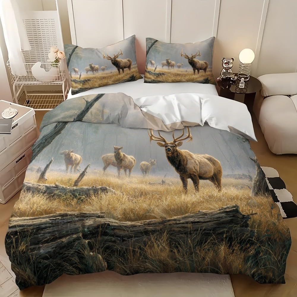 Housse de couette élan 140x200 cm, l'idée cadeau idéale pour relooker une chambre d'enfant