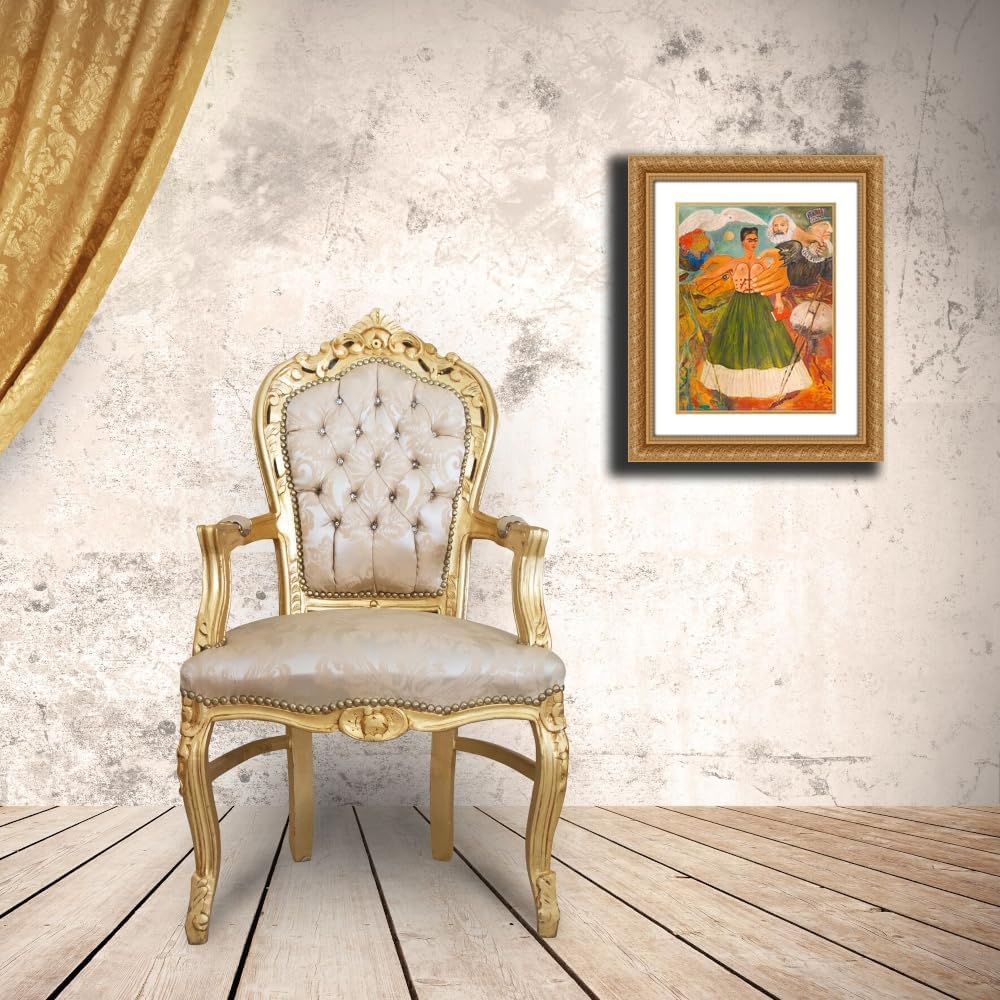 ArtDirect Marxism Will Give Health to the Ill, 1954 Custom Framed Art Print Giclee Print or Canvas Options with Various Sizes and Customization by Kahlo, Frida
