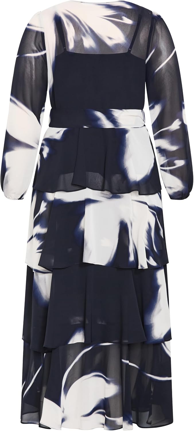 City Chic Women's Plus Size Dress - Selene Wrap Maxi - Image 5