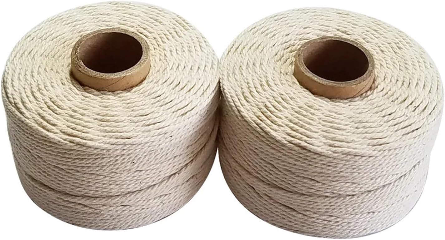 2.0mm Natural Cotton Rope 80m/roll Hemp Rope Packaging Wedding tag Accessories DIY Rope