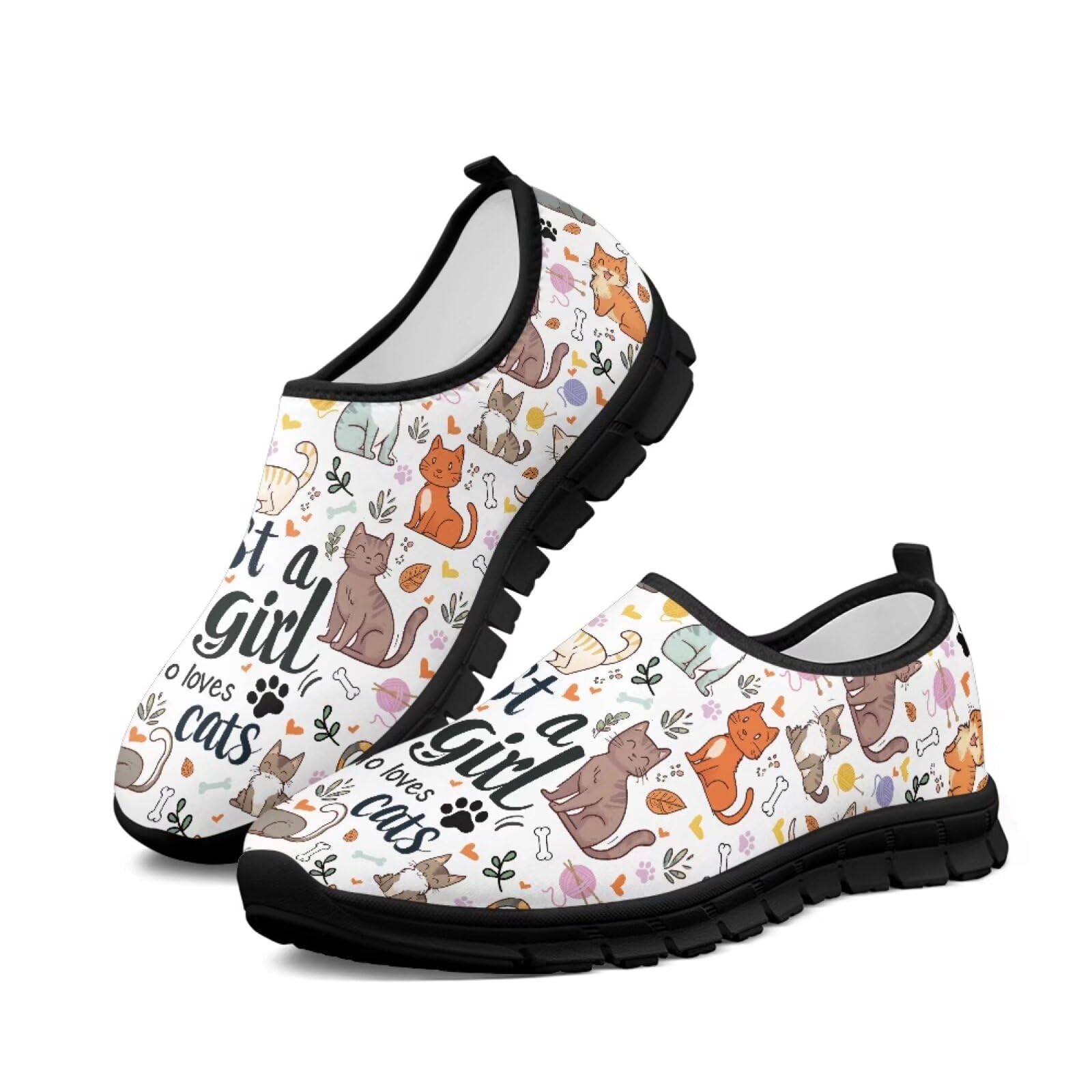 xixirimido Women's Slip On Shoes Casual Low Top Flat Sneakers Non-Slip Comfort Breathable Footwear for Walking Tennis