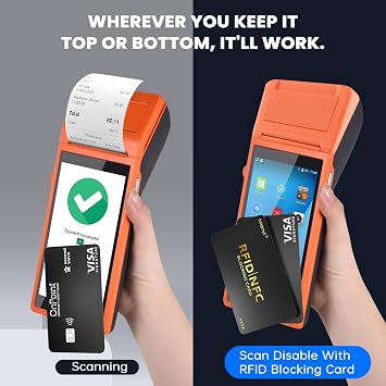 RFID Blocking Card for Wallets, Contactless NFC Credit Card ID Protection Safe Bank Cards Passport Entire Wallet Purse Shield Protector Blocker Guard Pack of 12