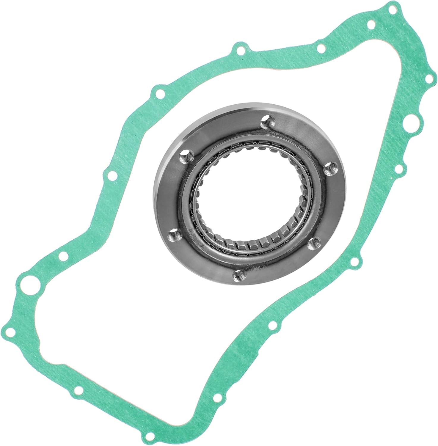 Caltric Starter Clutch One Way Sprag and Gasket Compatible with Arctic Cat 500 Auto 4X4 2003 2004 2005-2009