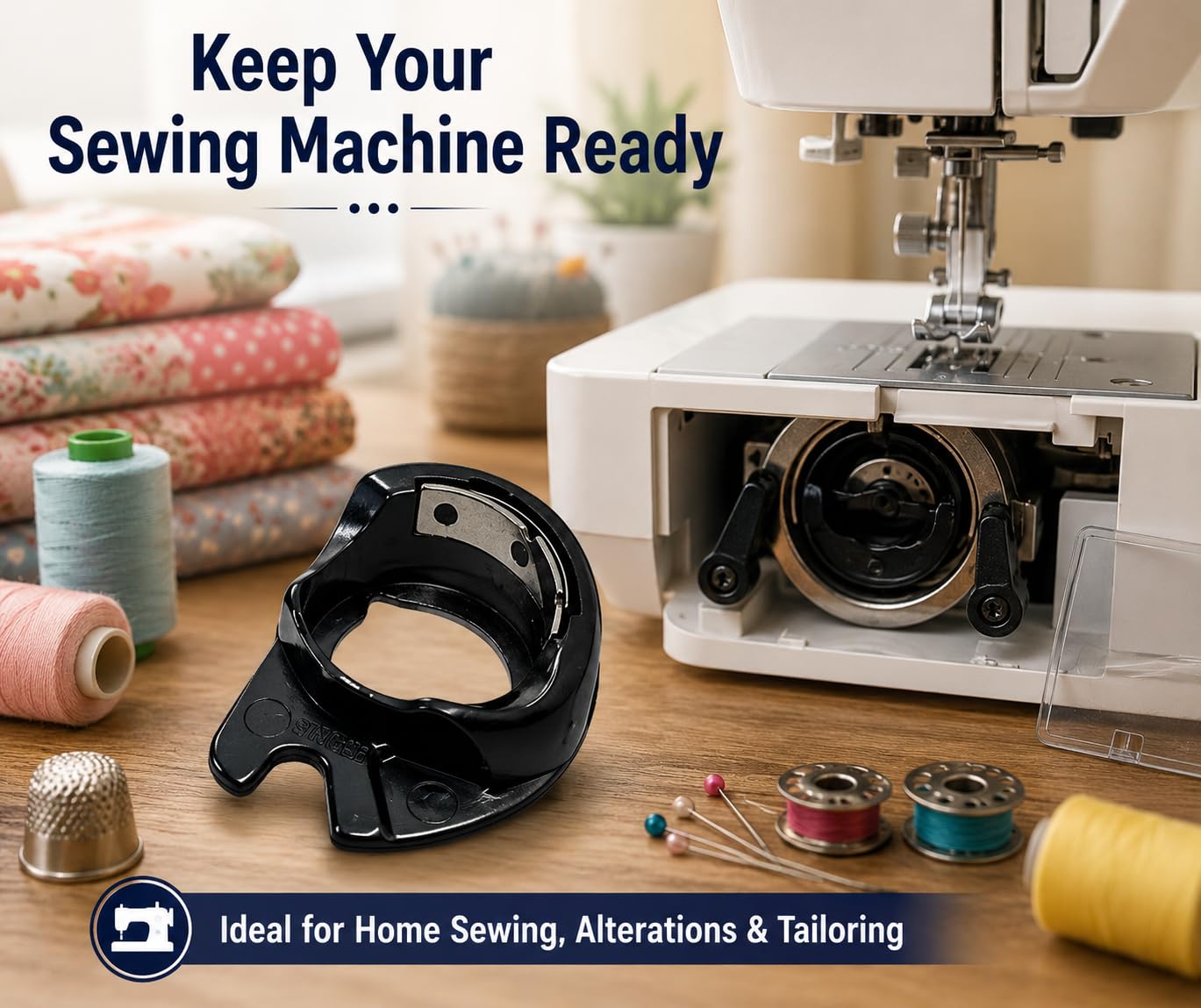 Zenith Bobbin case Black Color for Singer Rotomatic Sewing Machines. Black — Amazon image 8