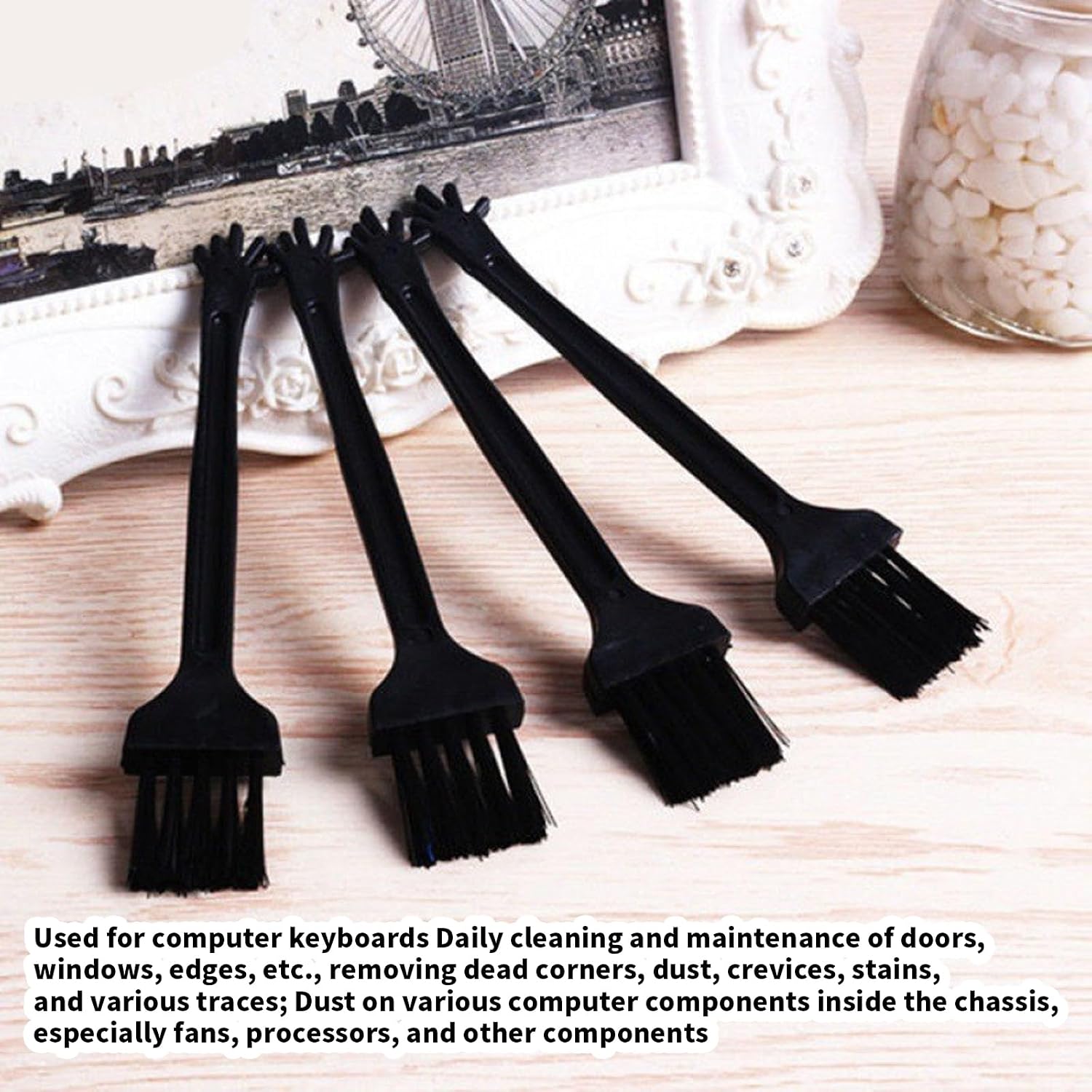 5Pieces Computer Keyboard Tool Electronic Small Brush for Office Worker and Frequent Laptop Users