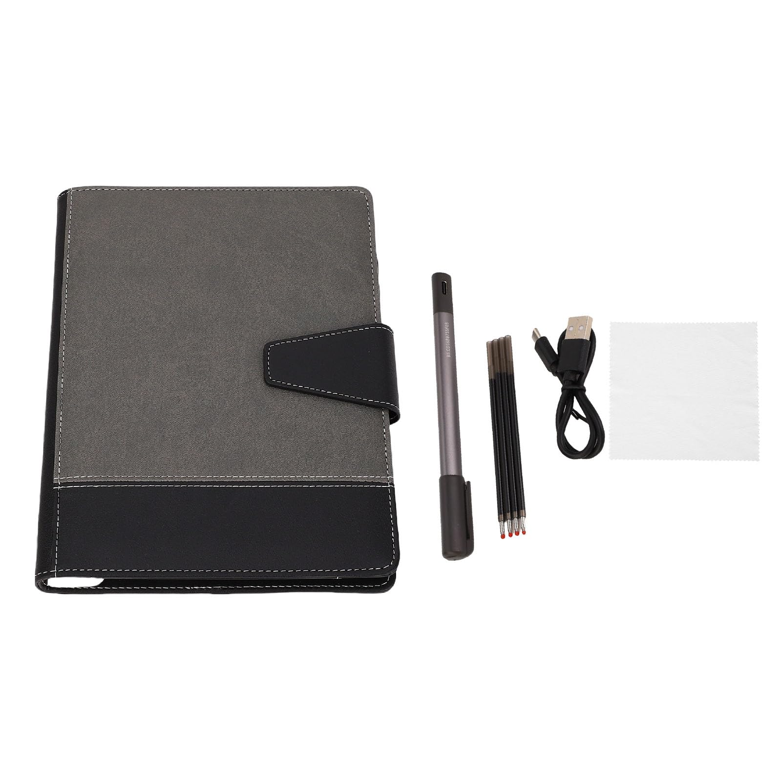 Intelligentes Digitales Stift Notizbuch Set, Wiederaufladbares Bluetooth 5.0 Notizsystem, Synchronisierung von Handschrift mit Digitalem Text, 64 seitiges Punktraster Notizbuch