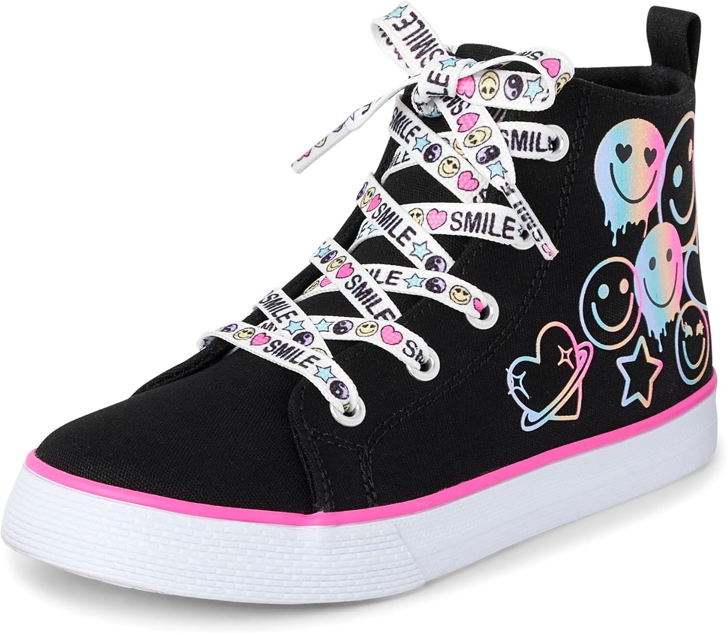 The Children's Place Girls Casual Sneakers - Hi Top Design