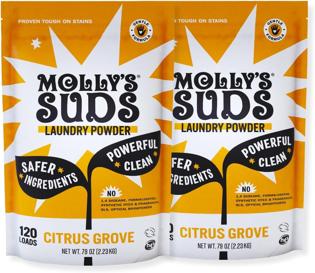 Original Laundry Detergent Powder | Clean Laundry Detergent Powder for Sensitive Skin | Simple, Effective Ingredients, Stain Fighting | 240 Loads (Citrus Grove)
