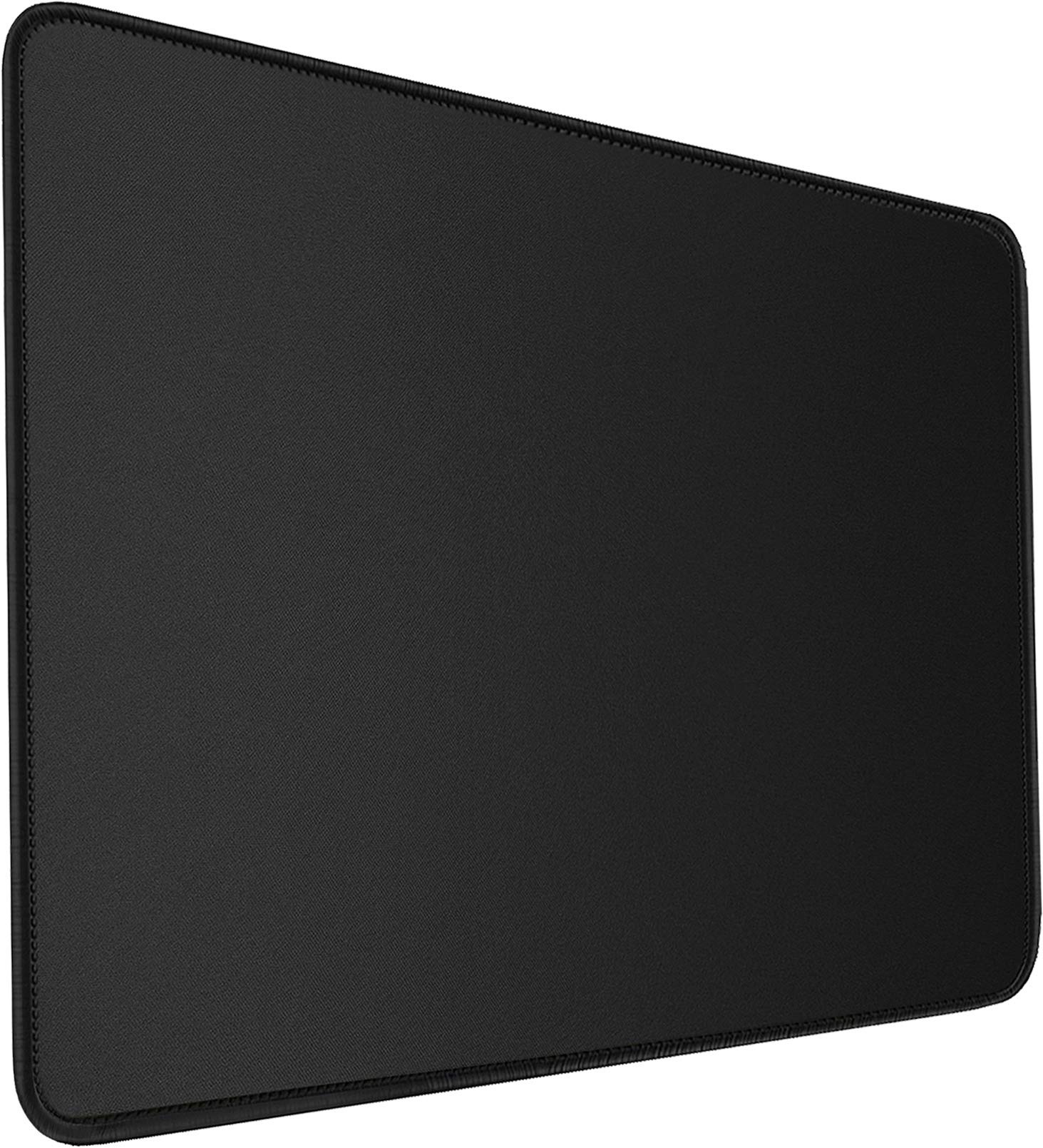 Big Mouse Pad with Double Sched Edges, 14.6 x 11.6 inches Premium-Textured & Waterproof Mousepad, Nonslip Natural Rubber Base Mouse pad for Gaming Computer & Laptop & PC, Desktop, Office -Black