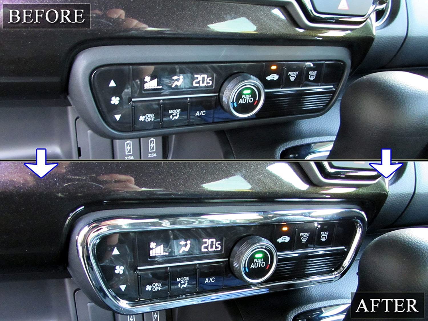 Amazon | BRIGHTZ N-WGNカスタム JH3 JH4 メッキエアコンスイッチ