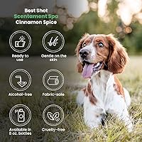 Vista 112 de Best Shot Scentament Spa Botanical Body Splash, Body Spray for Pets, Cat and Dog Cologne Spray, Lavender Aloe, 8 Oz.