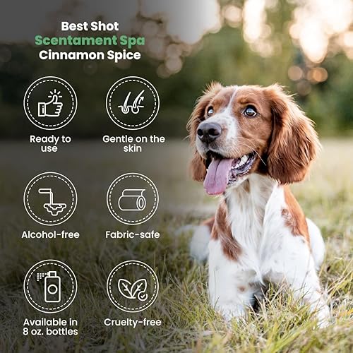 Vista 112 de Best Shot Scentament Spa Botanical Body Splash, Body Spray for Pets, Cat and Dog Cologne Spray, Lavender Aloe, 8 Oz.