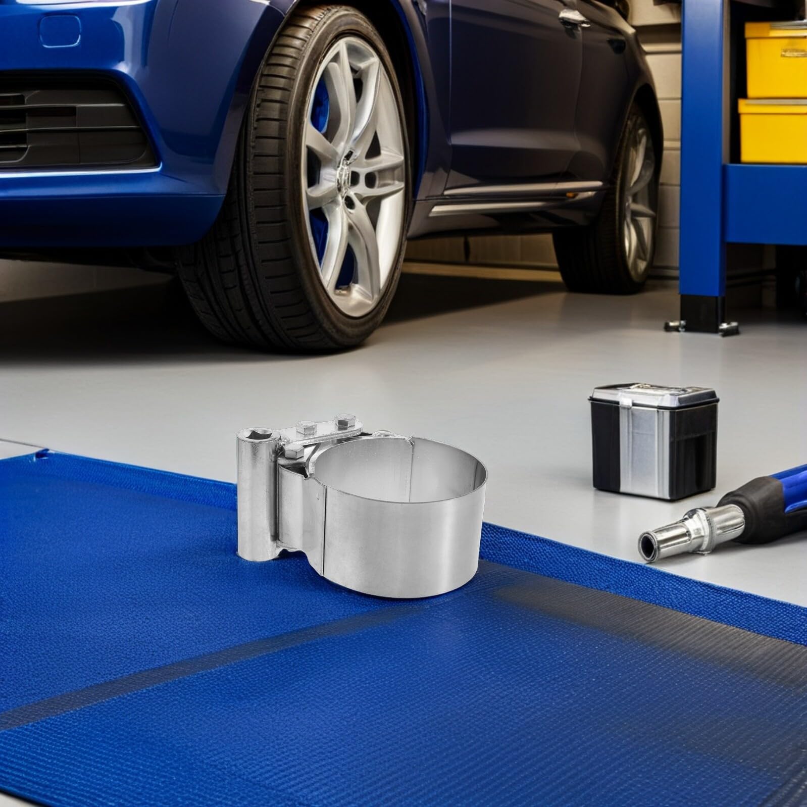 Sosoport Chiave a Tazza per Filtro Olio Camion in Ferro Impugnatura Antiscivolo, Strumento di Rimozione Regolabile per Filtri Carburante e Olio, Attrezzo Professionale per Manutenzione
