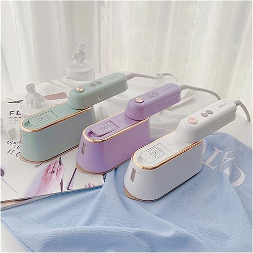 Miniatura 3 de KANGYEBAIHUODIAN - Plancha de vapor de mano de 1000 W, vaporizador eléctrico para ropa, máquina de planchado portátil de ropa de viaje, 6 agujeros,