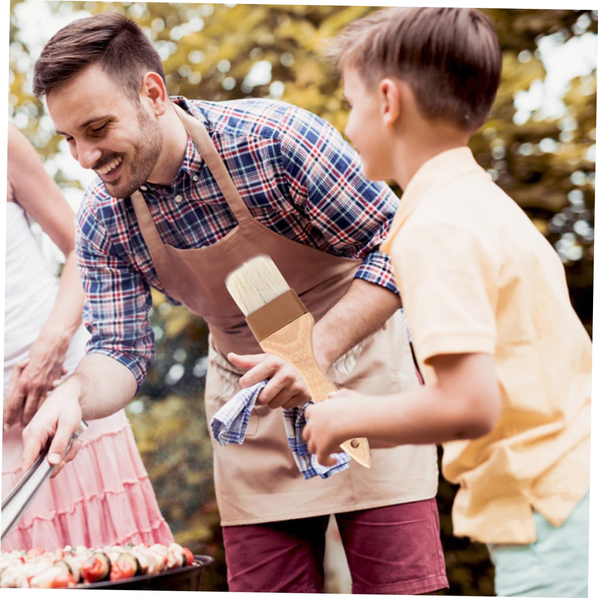 OFFSCH Cooking Oil Brush Set 3pcs Bristle Barbecue Grilling Oil Brush Bbq Grill for Cooking