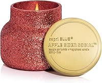 Vista 1 de Capri Blue Signature Glam - Vela en frasco, mezcla de cera de soja de larga duración, velas con purpurina para el hogar perfumadas con aromas