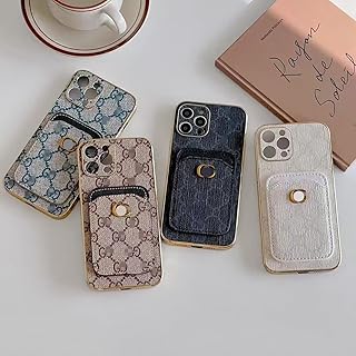 人気 イタリアブランド グッチ スマホケース iPhone17ケース 2つのGロゴ iPhone16ケース iPhone15ケース カード収納機能 メタルGロゴデザイン 質感レザー 復古風 レトロ ヴィンテージ iPhone多機種対応 (iPhone 13,A)