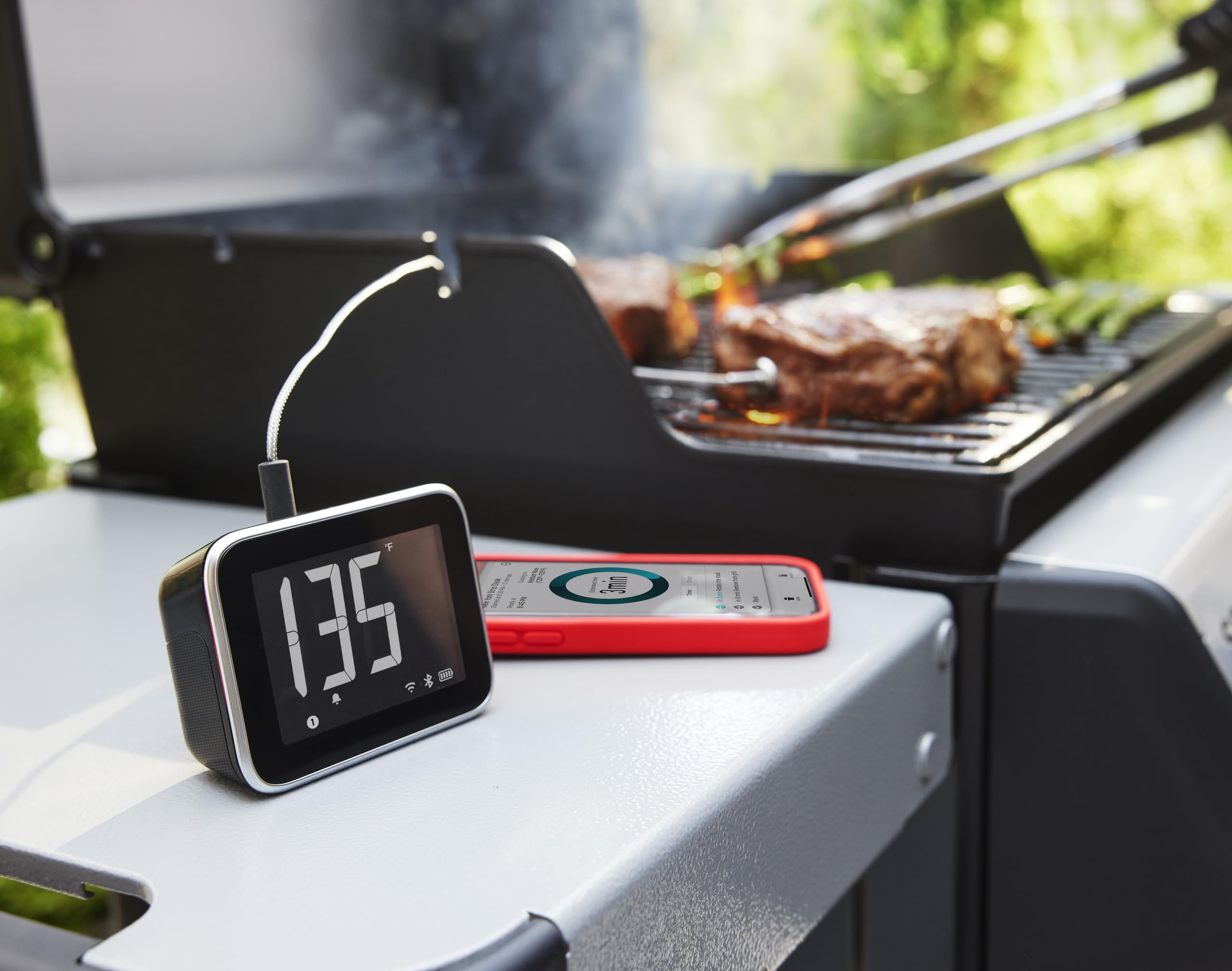 Image secondaire de Thermomètre Smart Hub Display Booster avec 2 sondes - Weber