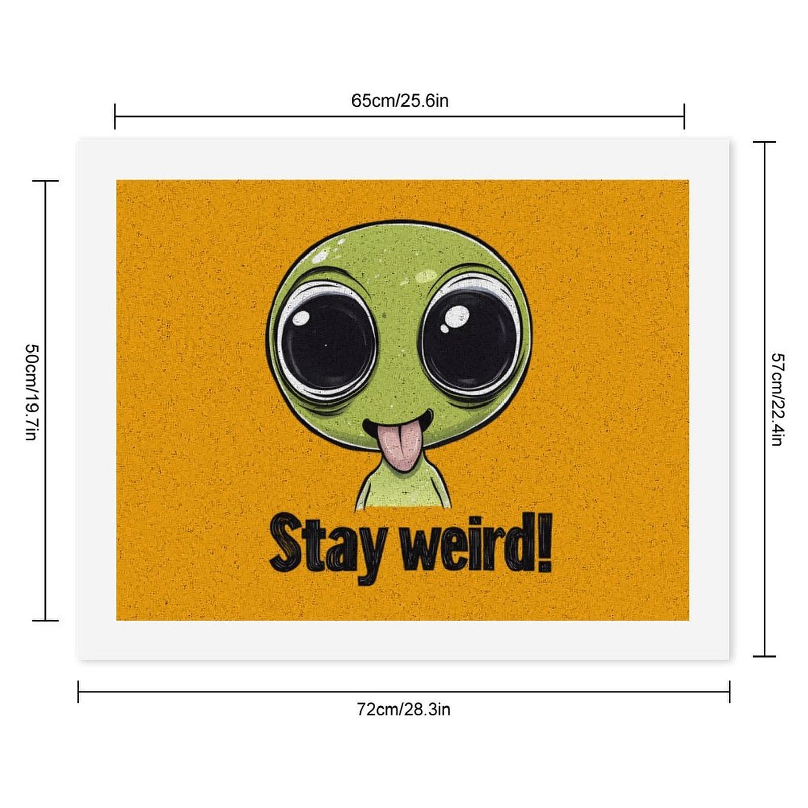 Lustiges Malen nach Zahlen für Erwachsene, Motiv: Aliens, digitales Ölgemälde, Heimdekoration, Geschenk, 50 x 65 cm