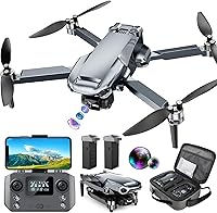 Glorale GPS Drone 4K UHD Camera for Beginners & Adults: 1640ft Range, 3-Axis Gimbal, Auto Return Home, Follow Me