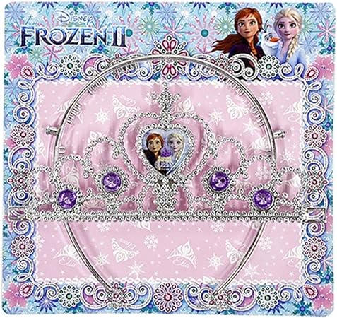 Amazon アナと雪の女王2 ティアラ アナ エルサ パープル f 髪飾り 王冠 アクセサリー ヘアアクセサリー おもちゃ