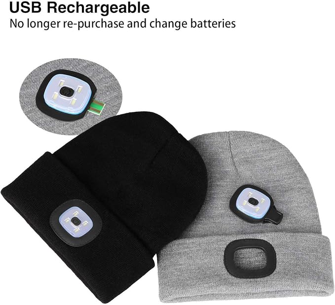 Amazon.com : ohderii LED Beanie Hat 