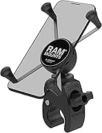 X-Grip Large Phone Mount with RAM Snap-Link Tough-Claw RAM-HOL-UN10-400U for Motorcycle, ATV/UTV, Bike
