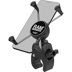 Soporte Quad Lock Moto RAM Mount RAM-HOL-UN10-400U - Soporte (Teléfono móvil/Smartphone, Bicicleta, Motocicleta, Soporte pasivo, Negro, Compuesto, Acero Inoxidable, X-Grip)