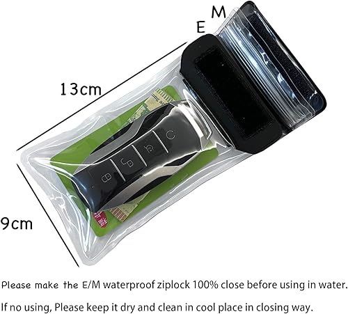 Miniatura 3 de Waterproof Car Key Fob Case Swim Dry Key Shell Bag Surf Wallet Waterproof Holder Pouch for Key ID Credit Card