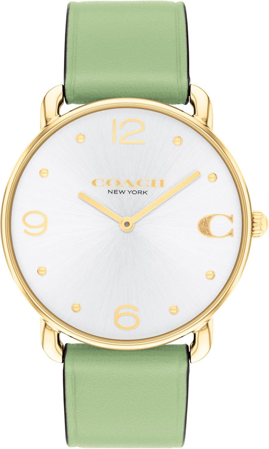 Coach Elliot Women's Watch - 2H Quartz Watch with Genuine Leather - Water Resistant 3 ATM/30 Meters - Trendy Minimalist Design for Everyday Wear - 36mm