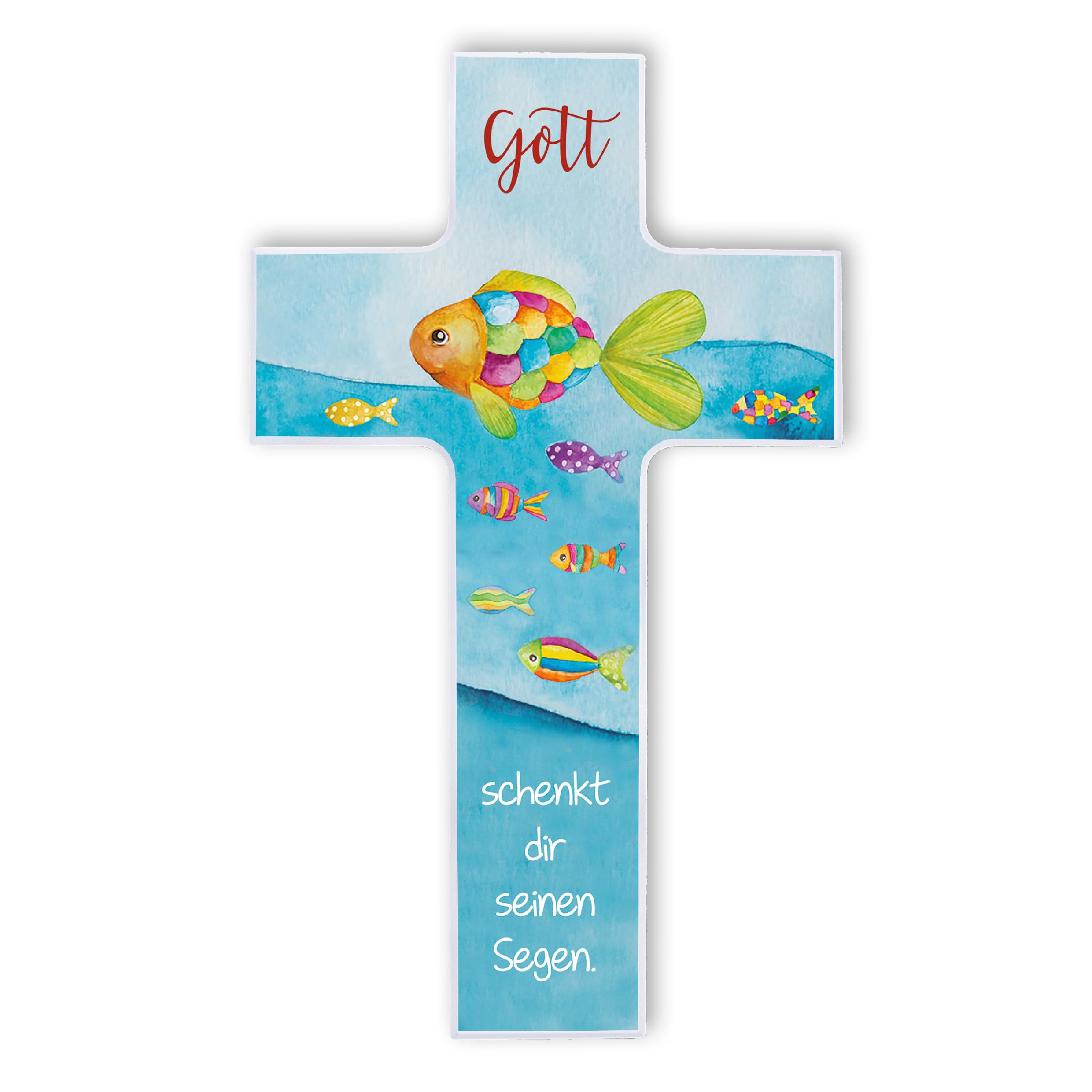 Fritz Cox Croce per bambini in legno naturale