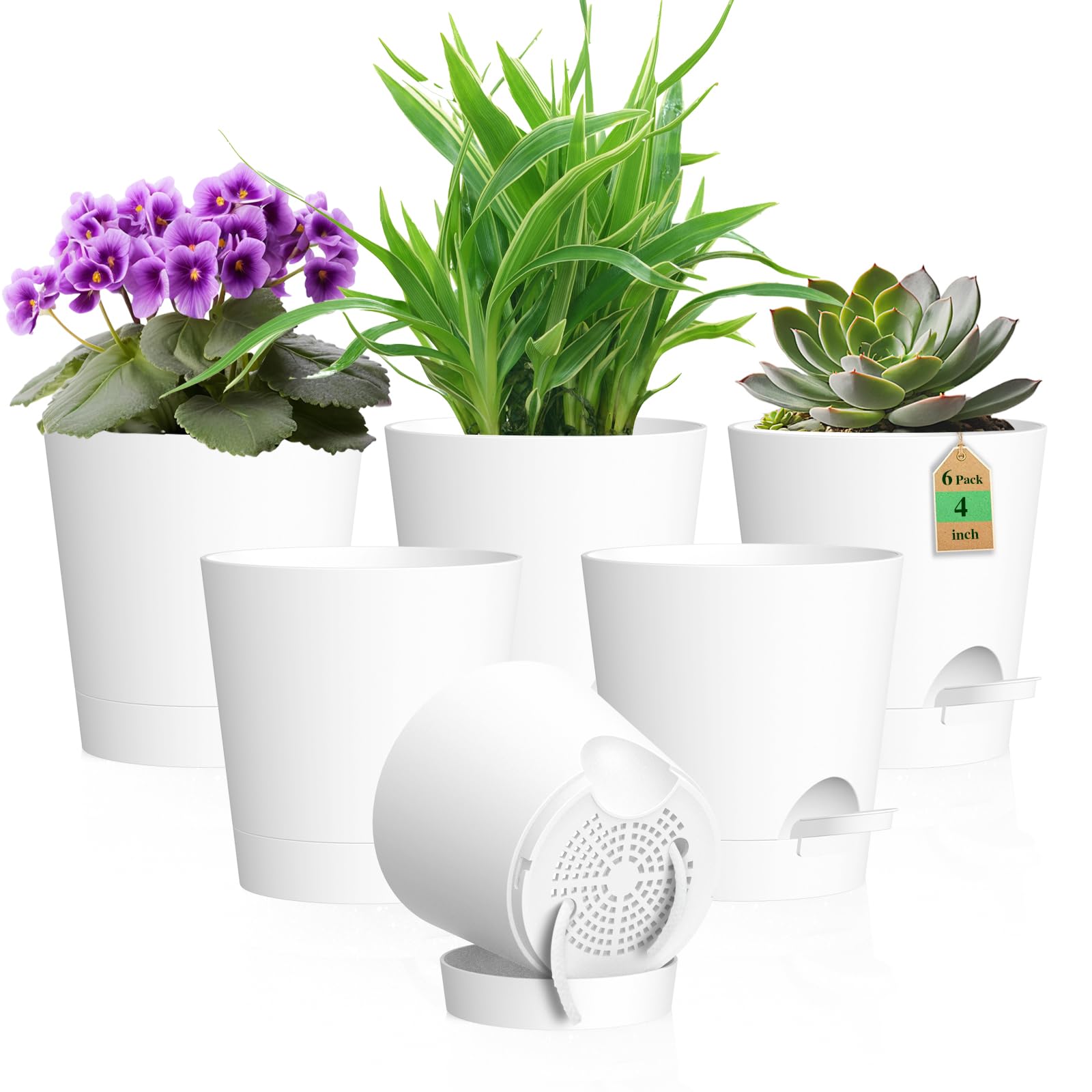 gold plant pot Copper Tone Metal Tapered Bottom Flower Vase, Decorative Indoor Planter Pot