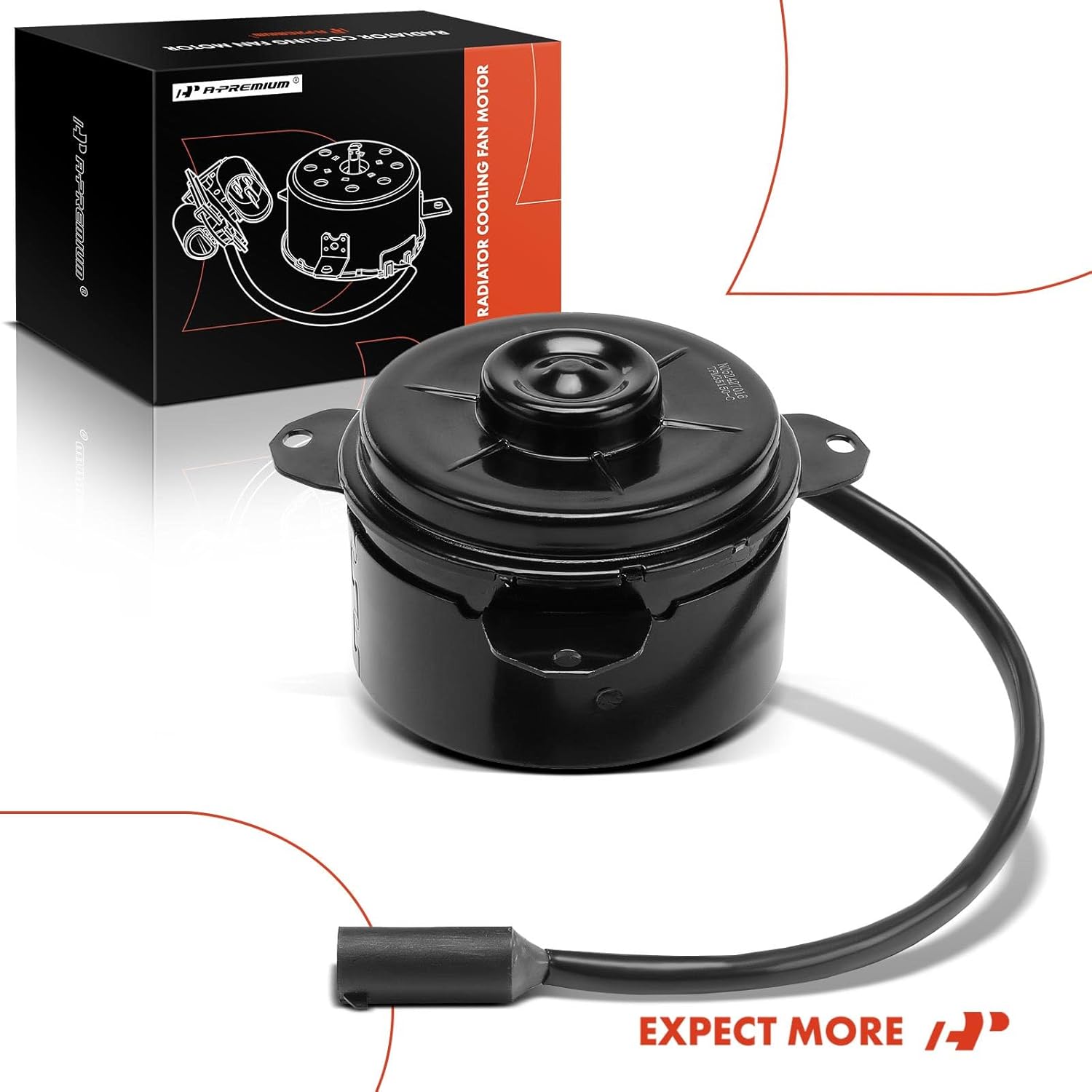 A-Premium Radiator Fan Motor Compatible with Dodge Grand Caravan/Caravan 1996-2000 & Chrysler Town & Country 1996-2000, Grand Voyager/Voyager 2000 & Plymouth Grand Voyager/Voyager 1996-2000