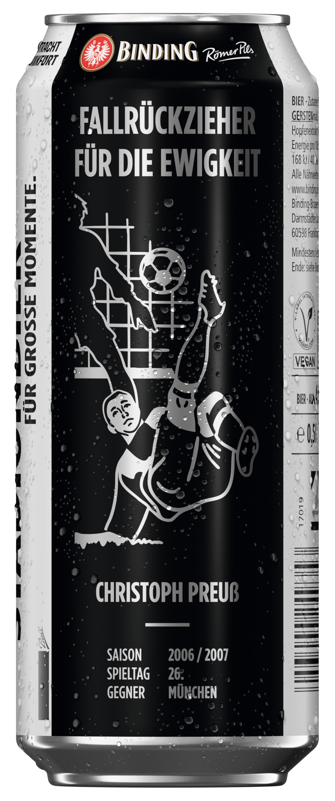 Binding Römer Pils Edition Eintracht Frankfurt, Einweg 24x0,50 L Dose