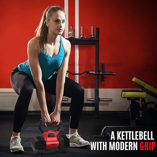 Miniatura 8 de Yes4All Agarre de pesas rusas, mango de agarre para mancuernas, convierte las mancuernas en pesas rusas para gimnasio en casa, pesas rusas para