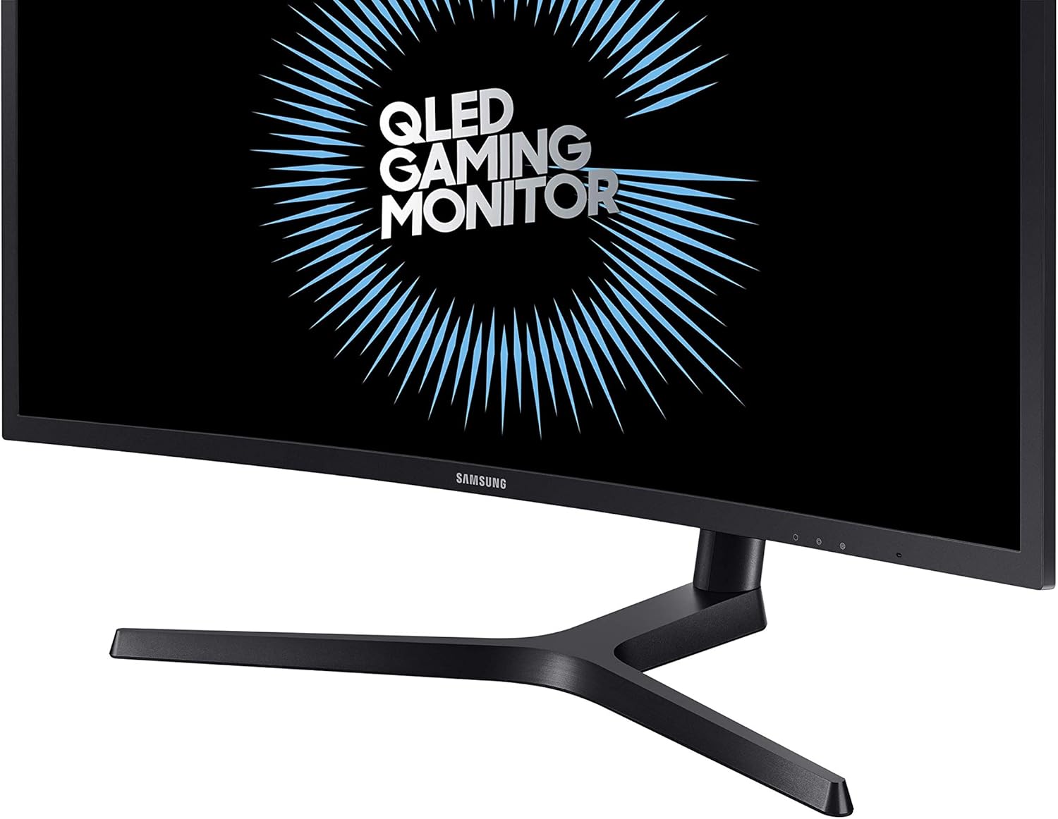 Samsung C32HG70 Monitor Gaming Curvo, 32 Pollici, Pannello VA, WQHD, QLED, HDR, 2K, 2560 x 1440, 1 ms, 16:9, 144 Hz, 1440p, 1800R, FreeSync, 1 Display Port, 2 HDMI, Regolabile in altezza, Pivot, Nero