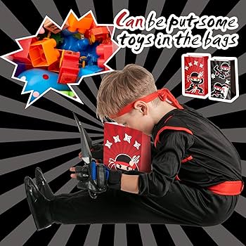 Amazon.com: Leinuosen 24 Pcs Ninja Party Favor Bags Ninja