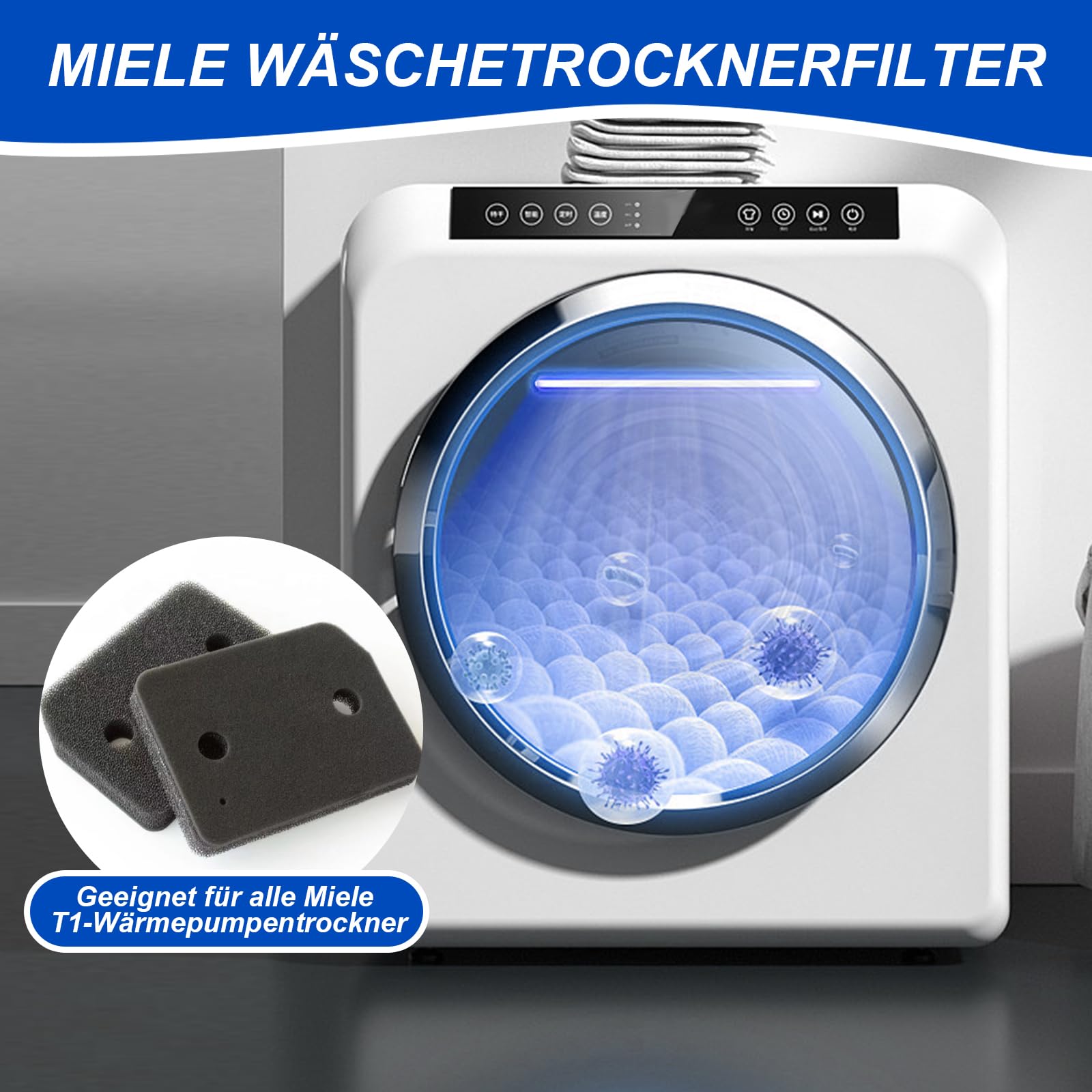 Filtro Di Ricambio Da 2 Pezzi Per Asciugatrice Con Pompa Di Calore 9164761~p138133984 - Foto 8