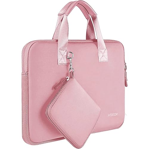 Hseok Laptop Sleeve 13.3-14 inch Case with Small Pouch, Neoprene Computer Bag Compatible with MacBook Pro 14" M4/M3/M2/M1 2025-2021, Mac Air/Pro 13.3" and Most 13-14 inch Notebooks,P02K01