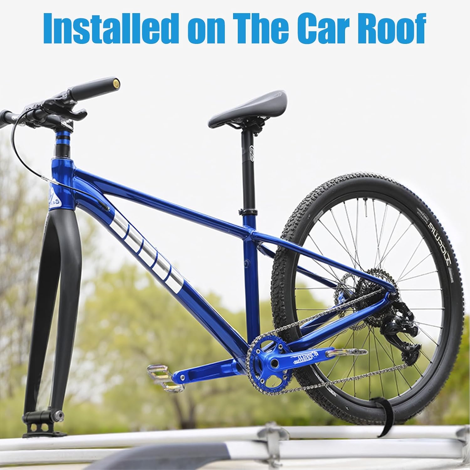 Bike Fork Mount for Truck Van SUV Rack - Fits 100/110mm & 9/15mm Axles | Wall/Rack Organizer for Garage & Bike Shops | Professional Cycling Mechanic Tool