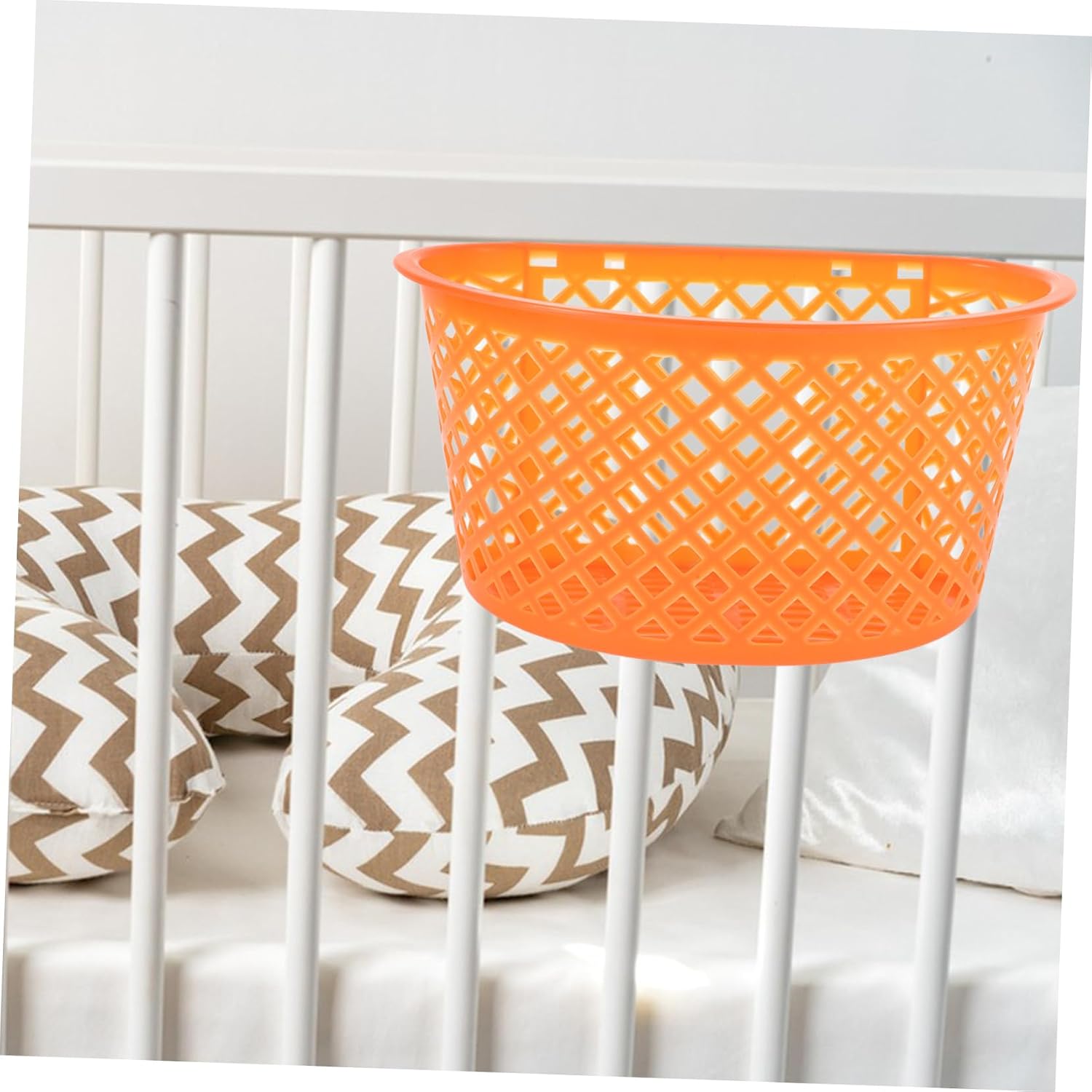Multifunctional Wicker Stroller Basket Adjustable Storage Bag for Diapers Toys Snacks Pushchair Holder for Easy Installation and Elegant Style